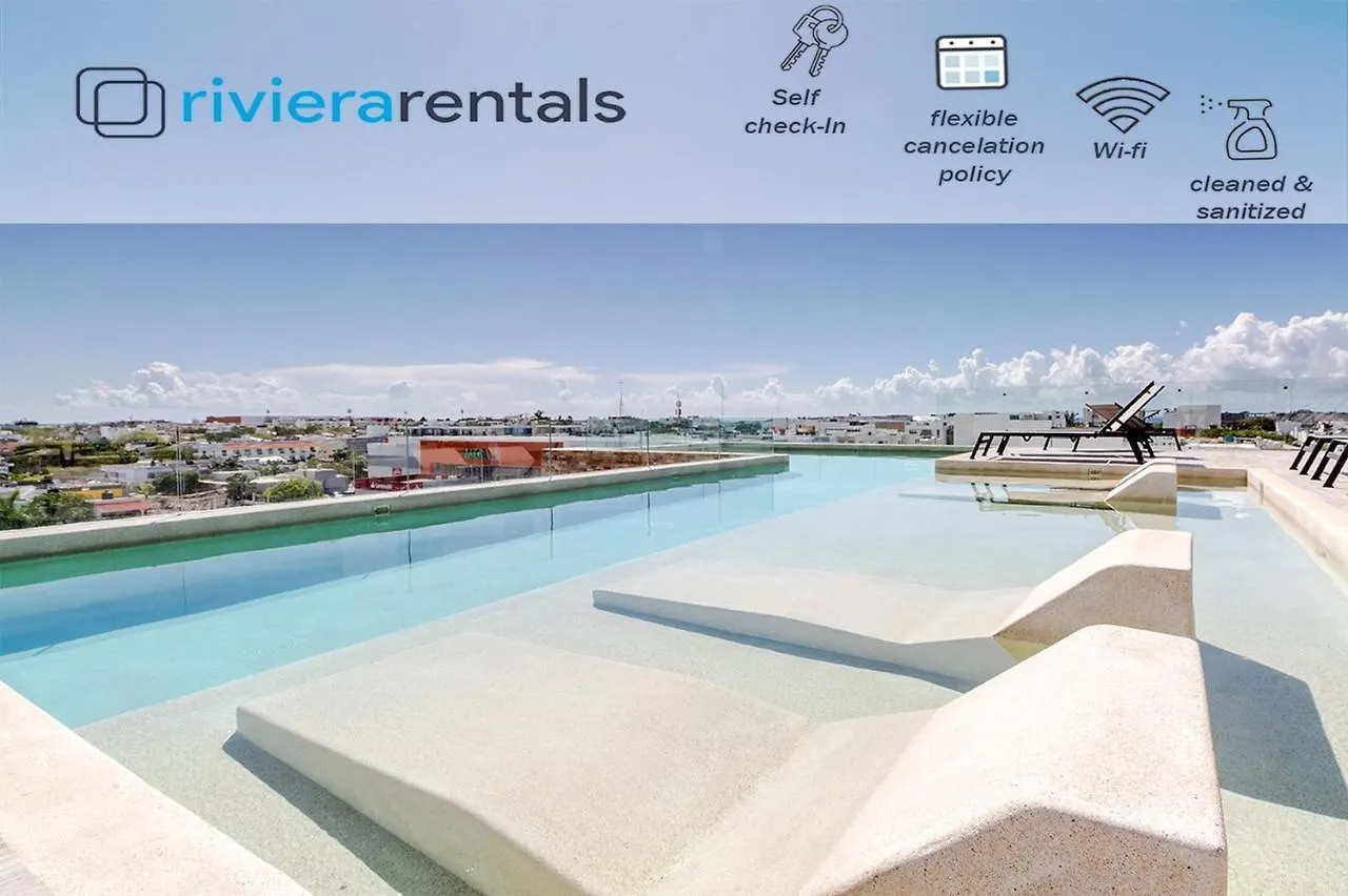 Modern And Delightful 1Br Apartment Located In Downtown. Playa del Carmen
